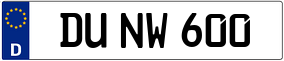 Truck License Plate